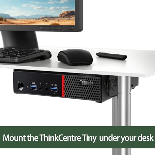 Freejia Mini PC Mount Compatible with Lenovo ThinkCentre Tiny, Wall VESA and Under Desk Mount for Lenovo ThinkCentre Tiny Desktops M600 M700 M710Q M715q M720Q M800z M900 M910Q Mini Desktop Bracket - Image 2