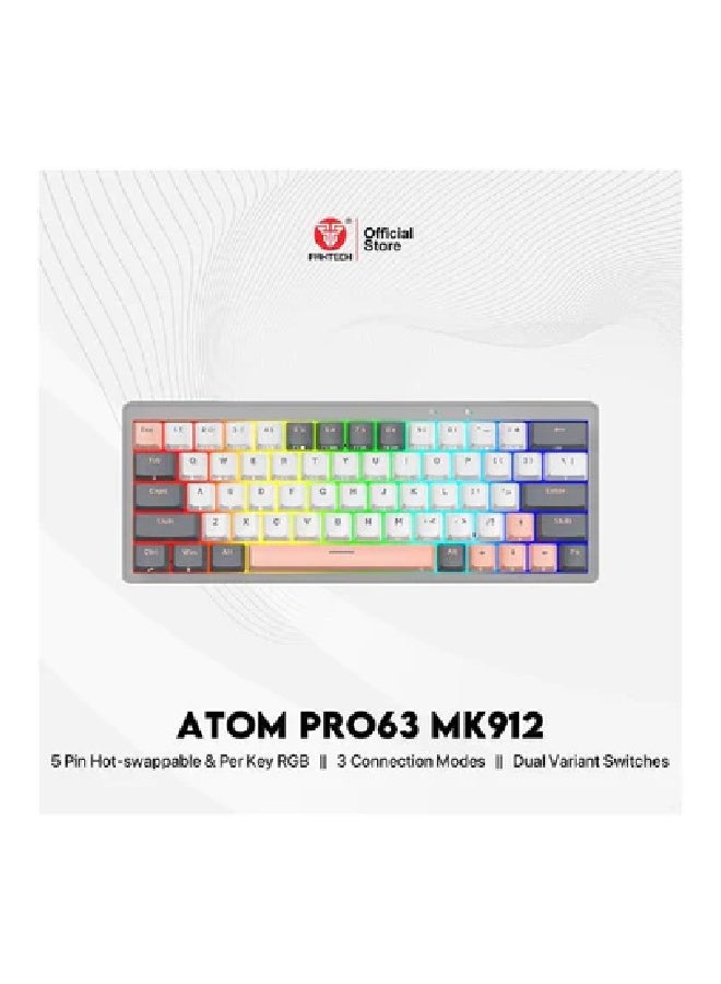 FANTECH TOM PRO63 MK912 MECHANICAL GAMING KEYBOARD - Image 3