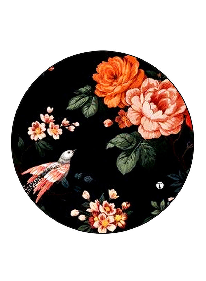 Flowers Printed Mouse Pad Multicolour