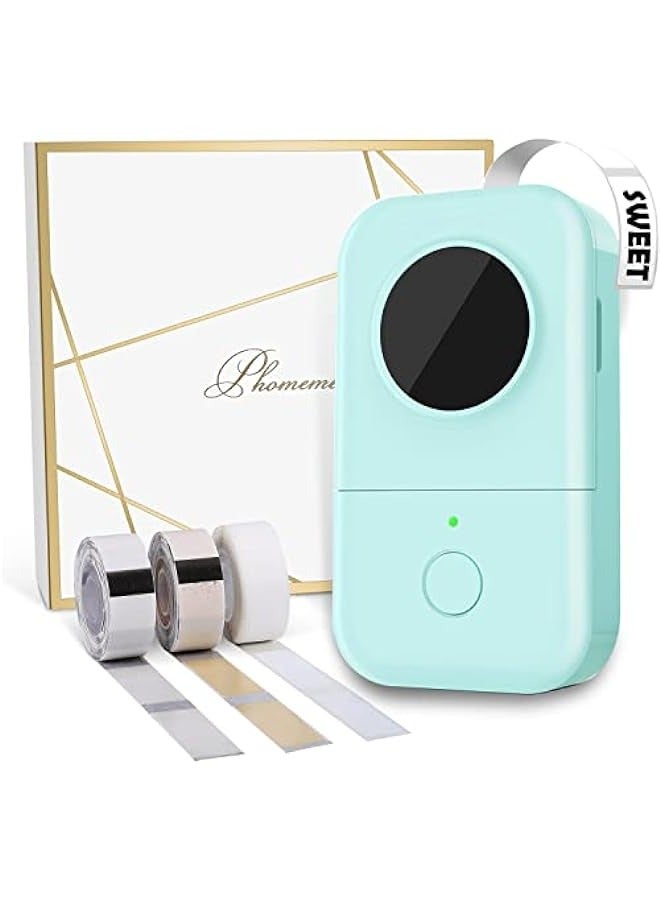 فوميمو تسمية صانع الشريط ، D30 المحمولة طابعة بلوتوث التسمية ، التخزين ، بار رمز ، البريد الإلكتروني ، مكتب ، المنزل ، المنظمة ، متعدد قالب ملصق صغير مع 3 لفات - Image 1