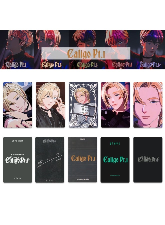 NIBEMINENT 5 Pcs Kpop PLAVE - NOAH Caligo Lomo Cards Card For Fans Collection Gifts - Image 1