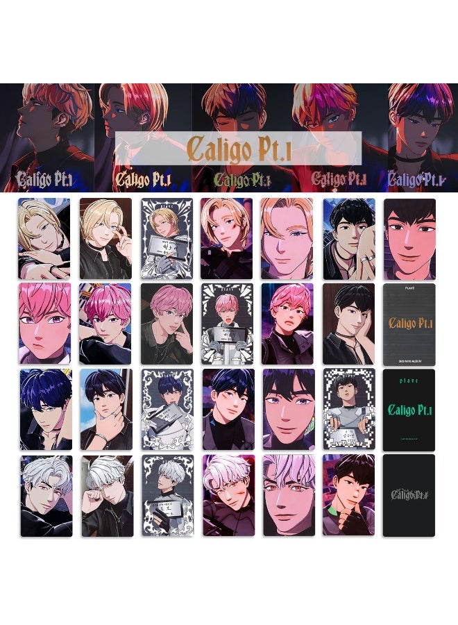 NIBEMINENT 5 Pcs Kpop PLAVE - NOAH Caligo Lomo Cards Card For Fans Collection Gifts - Image 2