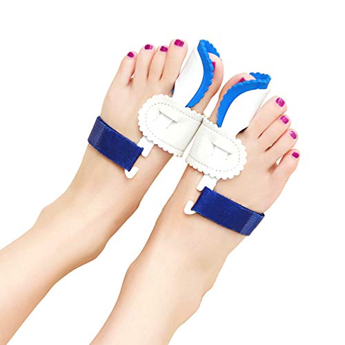 ERSANLI Bunion Corrector Brace for Pain Relief, Hallux Valgus Corrector & Big Toe Joint Support – Adjustable Night Splint for Men and Women, Comfortable Bunion Valgus Protective Cover (2Pcs) - Image 1