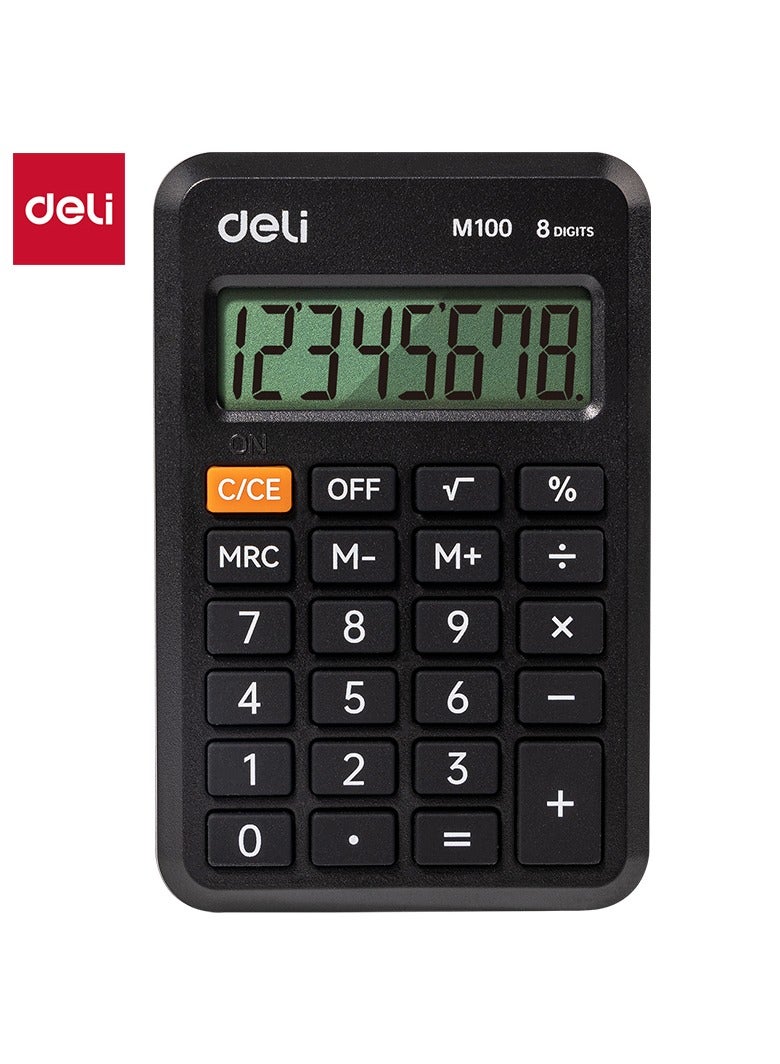 Deli EM100 Portable Calculator - ideal for home, school, and office use - Image 1