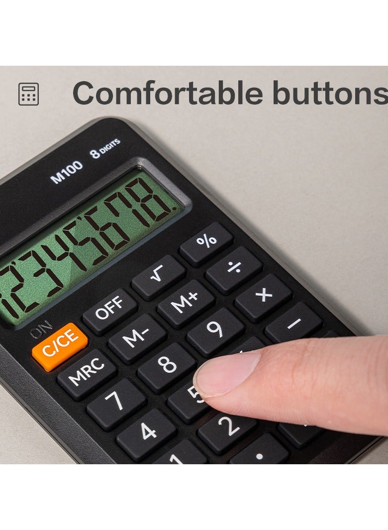 Deli EM100 Portable Calculator - ideal for home, school, and office use - Image 3