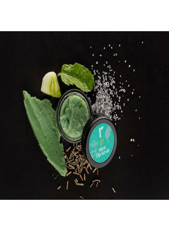 RIVONA NATURALS Mint Lip Care Duo | Lip Balm + Scrub | Combo Pack Of 2 | For Men & Women | 8 Gm Each  - Image 3