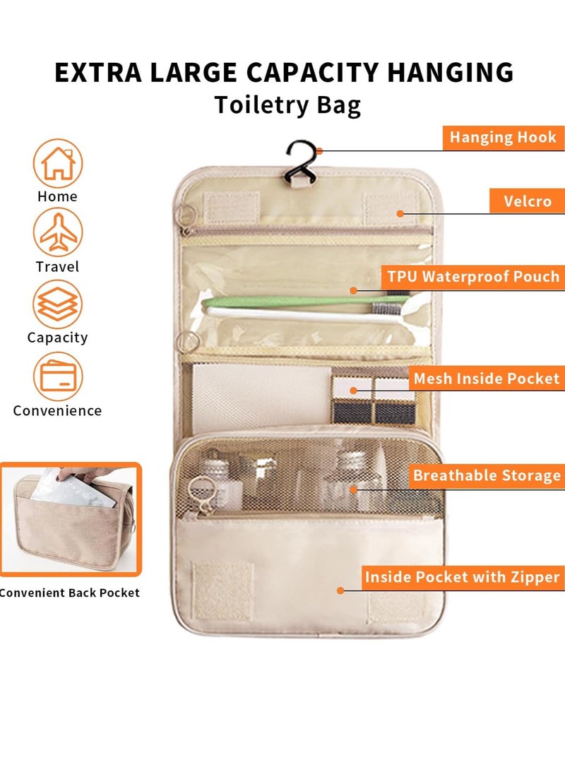 TRAVEL 8 Pcs Travel Packing Organizer, Organizer Bag Cubes for Suitcases, Carry on and Luggage Organizer(Beige)  - Image 5