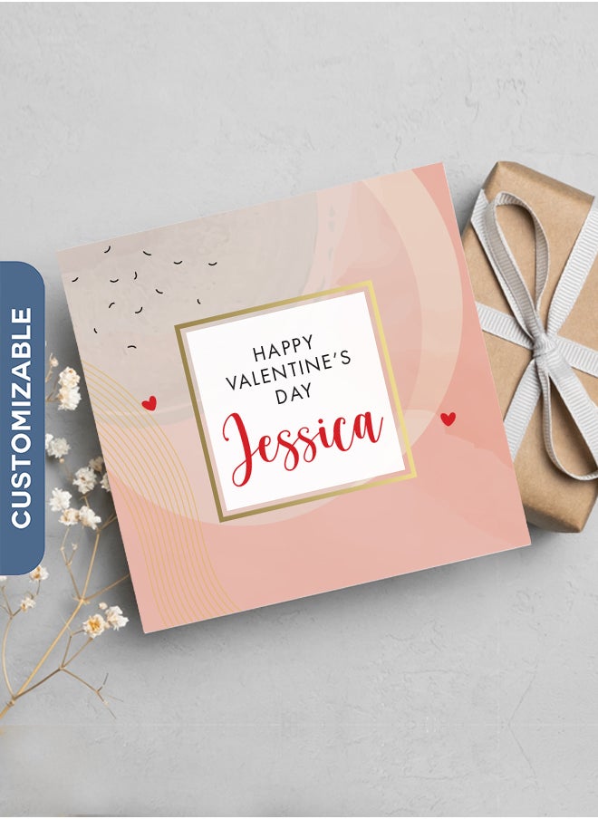 Share the Love Happy Valentine's Day - Personalised Greeting Card 