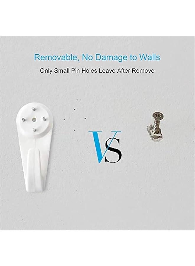 فايلكس مجموعة  صور ـ 62 قطعة علاقات جدارية صلة للجدرا الجافة والجسية والخرساية، تسمح  الإطارات واللوحات الفية دو إلحاق أي ضرر - Image 4