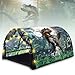Wowangce Dinosaur Bed Tent for Kids Large Kids Twin Tent Toddler Play Bed with Carry Bag Foldable with String Lights for Girls Boys Bedroom Indoor Games - Image 3