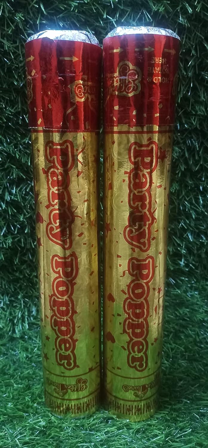 Party Popper for Any Party Anniversary Birthday Celebration GM Pack of 2 Party Popper  - Image 3