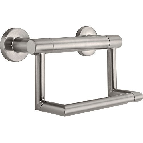 Delta Faucet 41550 Contemporary Tissue Holder/Assist Bar, Chrome - Image 1