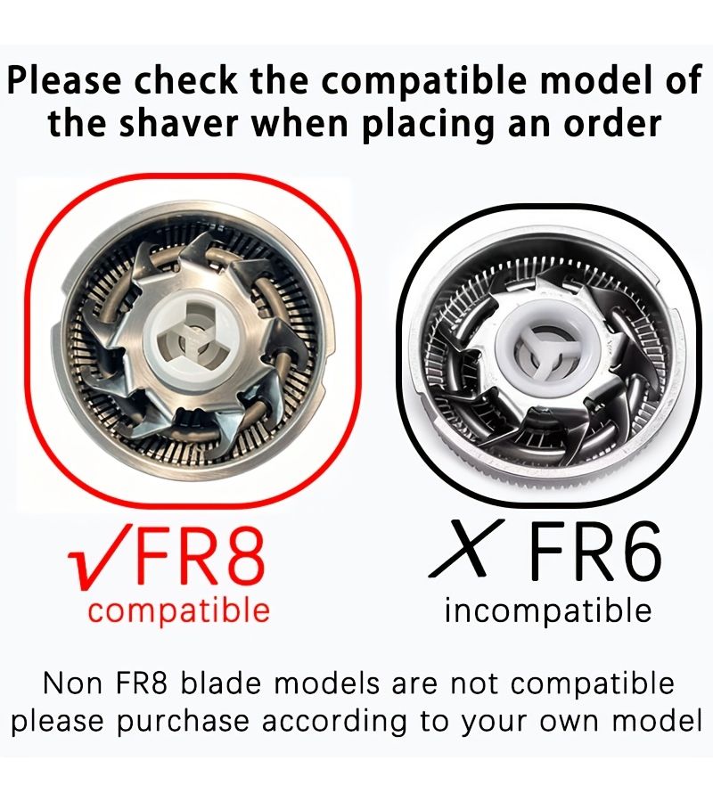 3 Pieces Electric Shaver Replacement Blades Compatible With Detachable Grid Models - Image 3