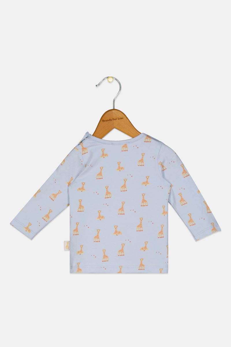 Sophie la girafe Toddlers Boy Allover Print Long Sleeves T-Shirt, Multicolor - Image 2