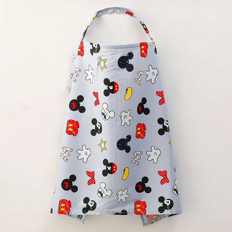 منشفة رضاعة قطنية منشفة رضاعة منشفة رضاعة للخروج شال رضاعة ربيع صيف خريف منشفة ملجأ قماش حمالة لمنع الضوء - Image 1