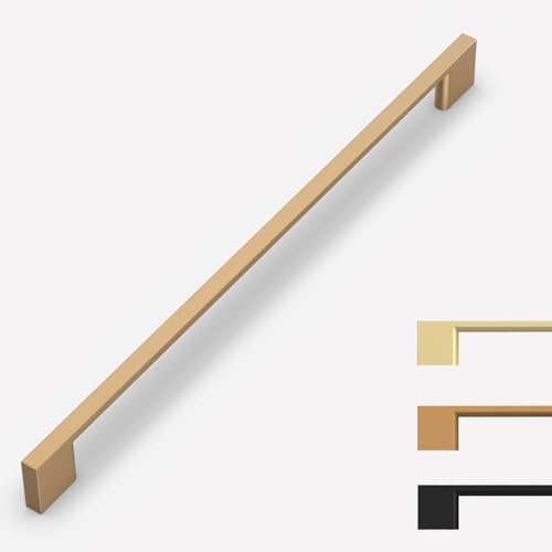 9BUILD 6 Pack Champagne Bronze Cabinet Pulls 113 Inch Champagne Kitchen Cabinet Handles Cabinet Hardware for Cupboard Drawer Pulls - Image 1