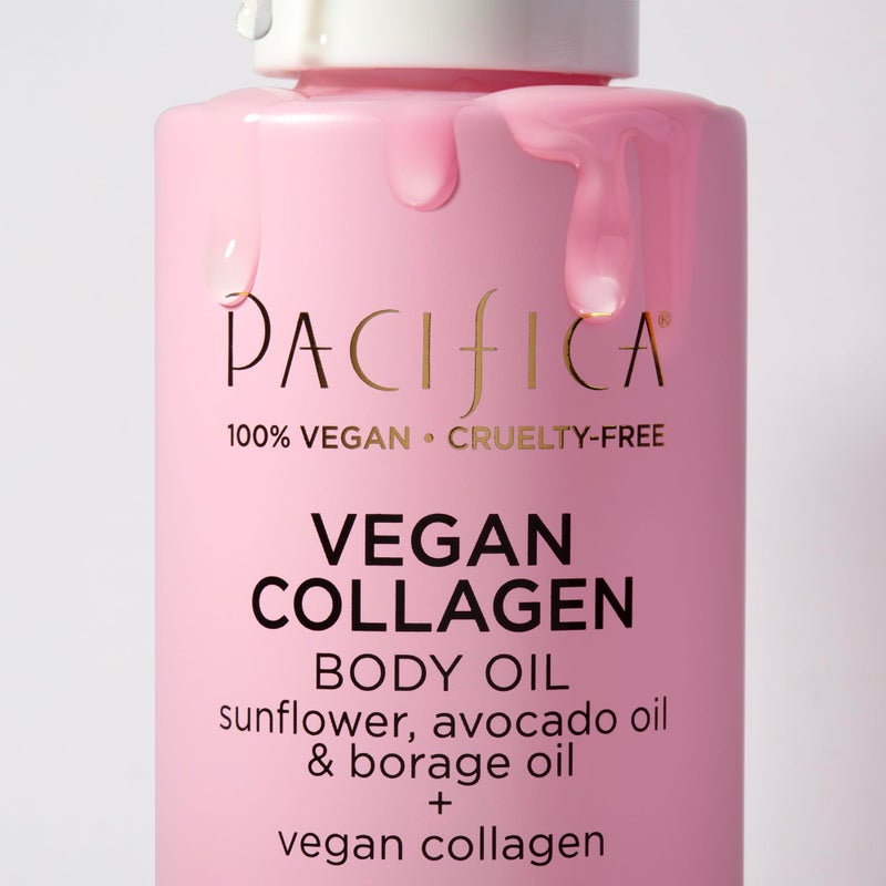 Pacifica Vegan Collagen Body Oil - Moisturizing, Hydrating Massage for Dry Skin, Soft & Radiant Glow, Jasmine Scent, 4 fl oz - Image 3
