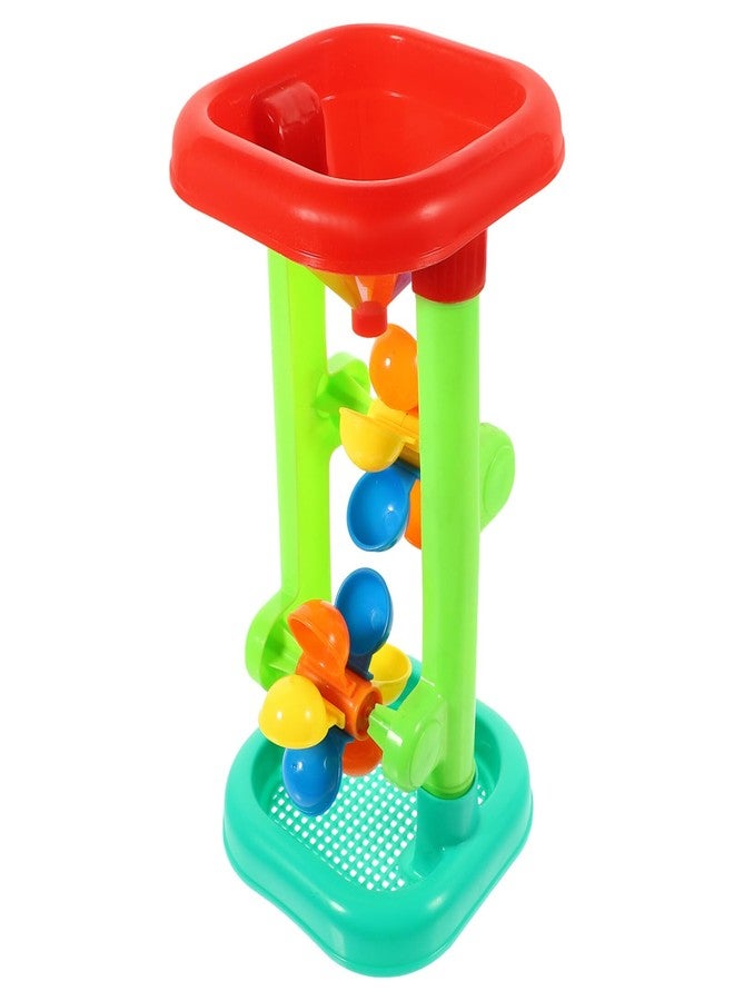 Alipis Beach Toy Hourglass Sand Wheel Beach, Sand and Kids Flowing and Water Hourglass Water Sifting Funnel for Box Accessories Toys - Image 1