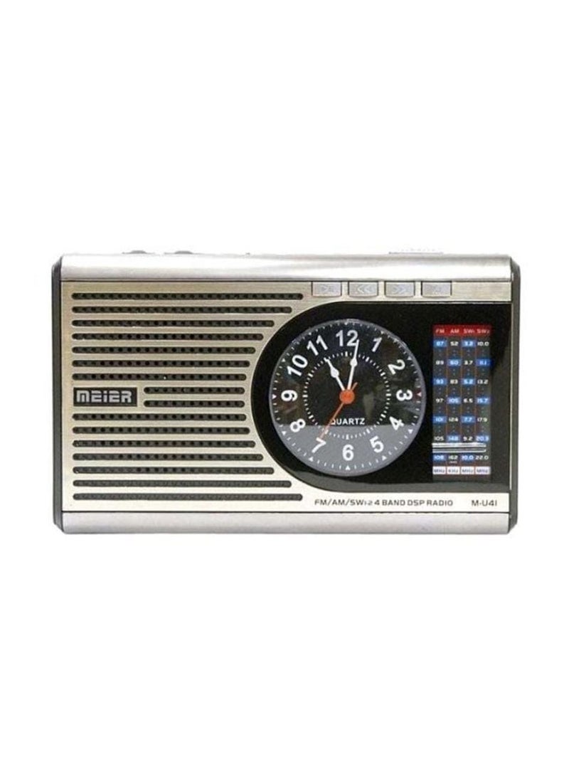 Meier Classic Radio {4 Band} with Analog Clock and LED Light (MEIER (m-U41 - Image 5