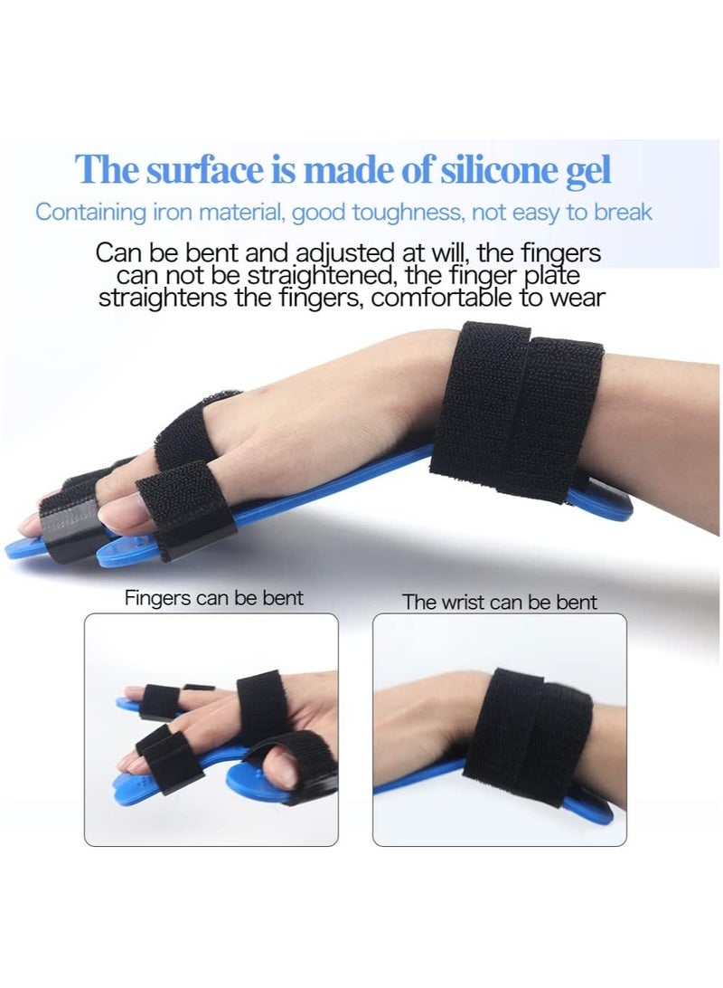 Generic Hand Wrist Orthosis Separate, Breathable Finger Splint Fingerboard Flex Spasm Extension Board Splint Finger Training Stroke Device Therapy for Both Finger Fractures,Wounds,Hemiplegia - Image 3