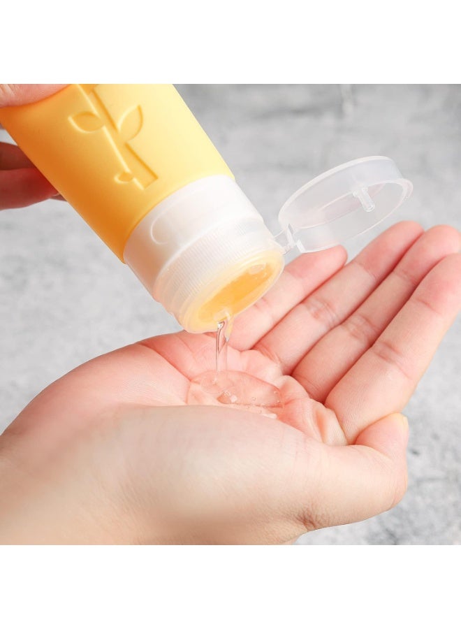 16 Pcs Travel Bottle Set for Toiletries，Clear PET Flight Size Cosmetic Containers for Lotion,  Conditioner, Shampoo, Lotion & Body Wash Accessories - Image 4