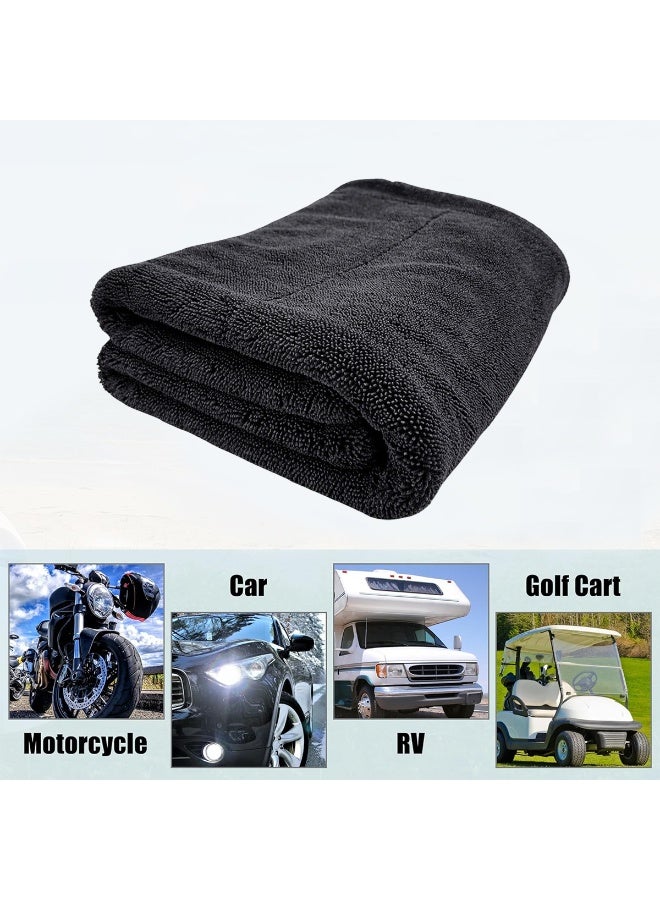 AGC Microfiber Cleaning Towel 40×60 cm High Absorbent Quick Drying Lint Free Reusable Cloth for Car Washing Drying Waxing Detailing Multi Purpose Use - MC - 233 - Image 5