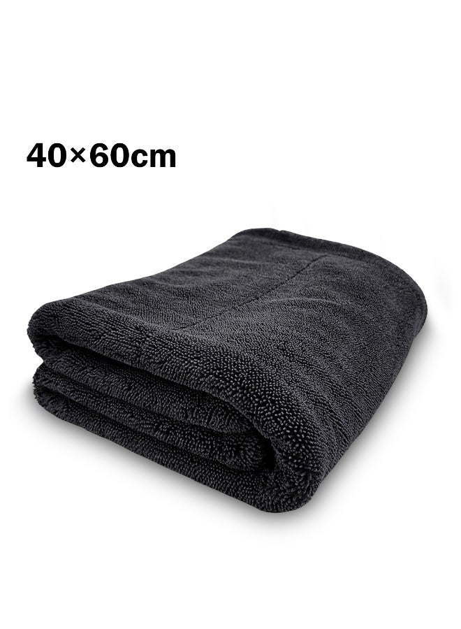 AGC Microfiber Cleaning Towel 40×60 cm High Absorbent Quick Drying Lint Free Reusable Cloth for Car Washing Drying Waxing Detailing Multi Purpose Use - MC - 233 - Image 2