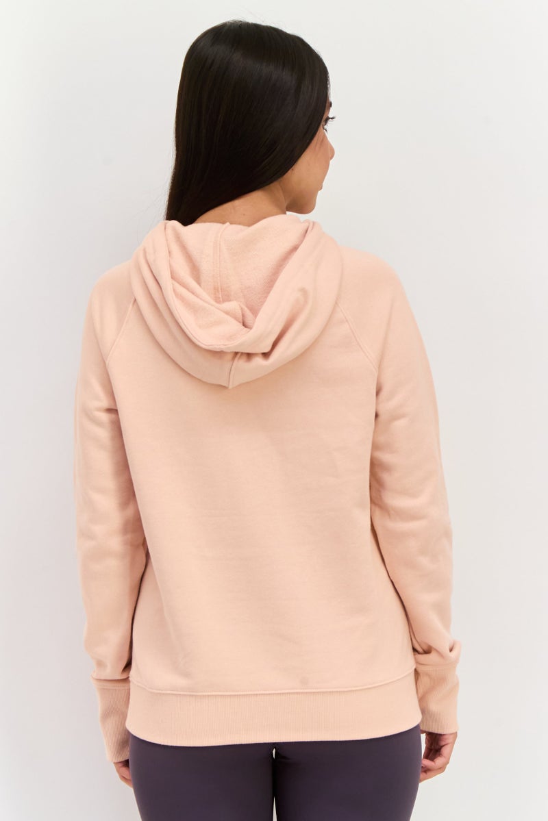 Champion Women Sportswear Fit Long Sleeves Running Sweatshirt, Blushing Peach - Image 3
