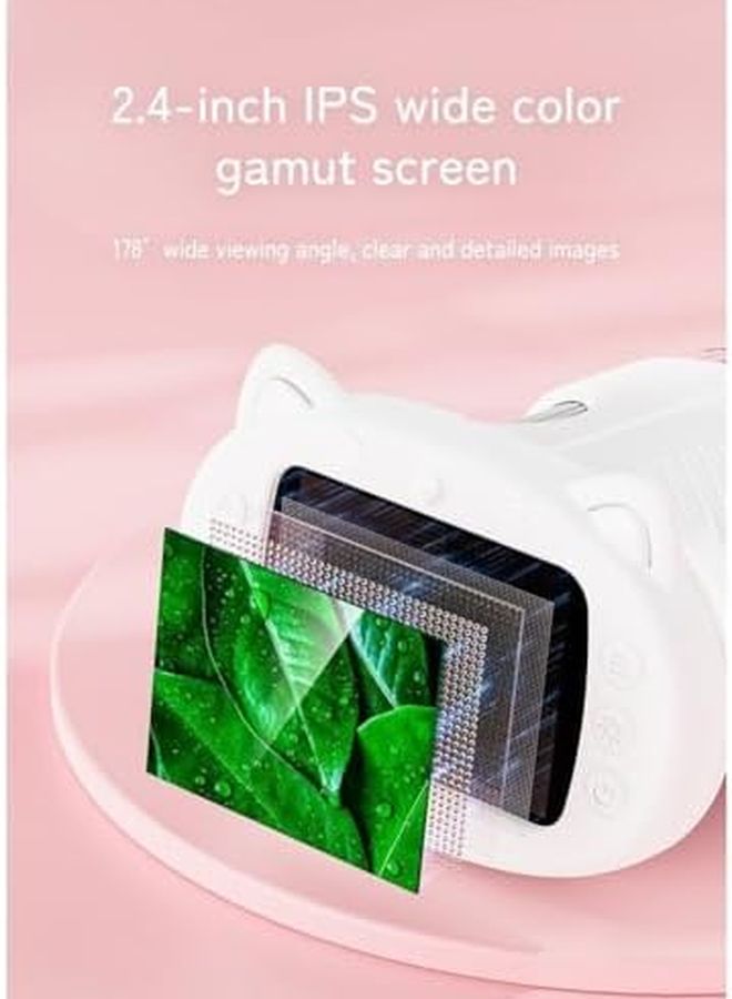 Kids Digital Microscope White 2 4 Inch IPS Display 1000X Magnification 1080P HD Lens - Image 4