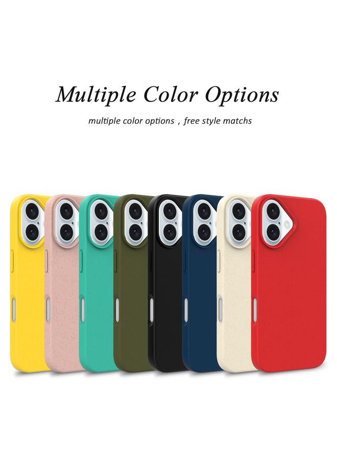 S-TOP Case For iPhone 16 Plus Starry Series Shockproof Straw Material + TPU Protective Case - Image 2