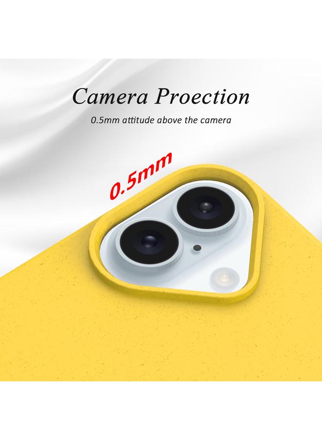 S-TOP Case For iPhone 16 Plus Starry Series Shockproof Straw Material + TPU Protective Case - Image 3