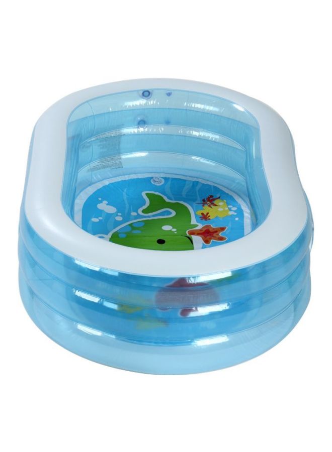 INTEX Oval Whale Inflatable Pool Model (57482) 163x46x107cm - Image 3