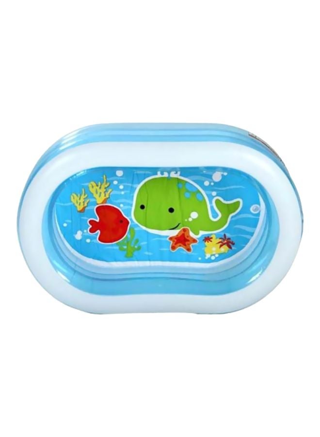 INTEX Oval Whale Inflatable Pool Model (57482) 163x46x107cm - Image 2