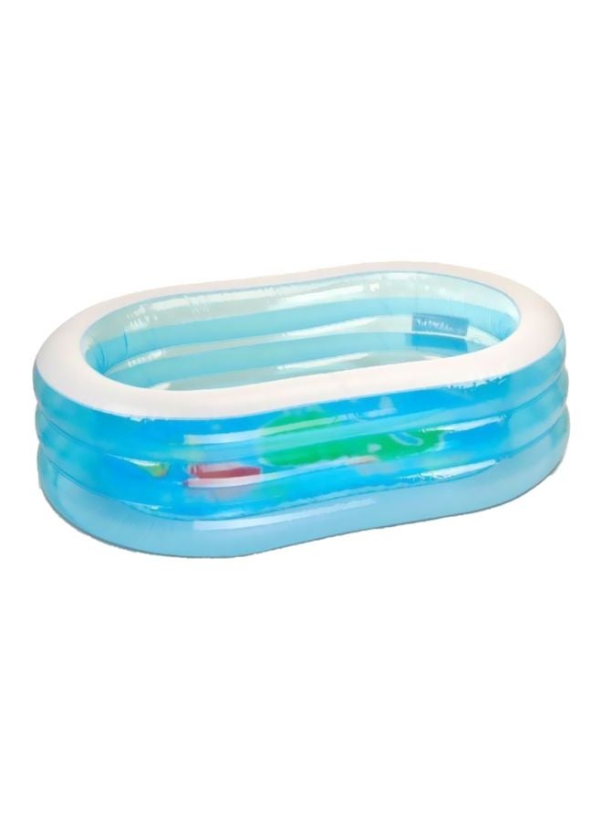 INTEX Oval Whale Inflatable Pool Model (57482) 163x46x107cm - Image 1