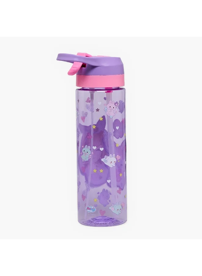 مينمي Minmie-Bunny-Water Bottle-700 Ml- (Pctg Pp Silicon) Pastel Purple \ 7.3X10X24.7