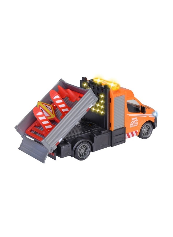 Majorette Mercedes-Benz Sprinter Platform Construction Vehicle (15 Cm)  - Image 1