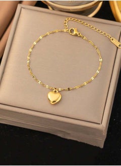 JewelryPalace Gold Plated Stainless Steel Women's Necklace And Earrings Accessories Set  - Image 3