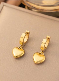 JewelryPalace Gold Plated Stainless Steel Women's Necklace And Earrings Accessories Set  - Image 4