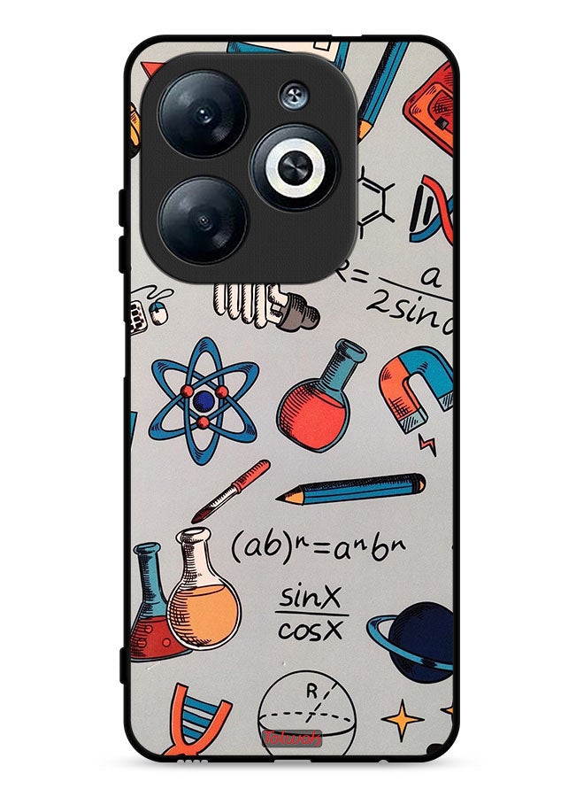 Tolwak Infinix Smart 8 4G Protective Case Cover Science Tags - Image 1