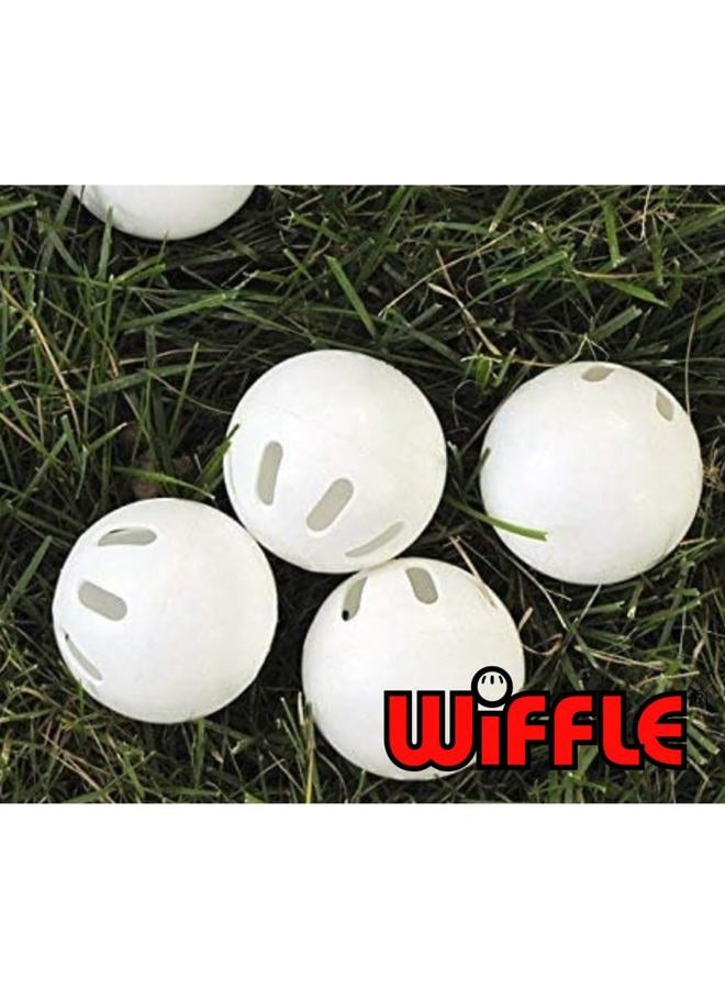 WIFFLE 3 Baseball Official Balls in Polybag, 3 Piece 2 Pack - Image 4