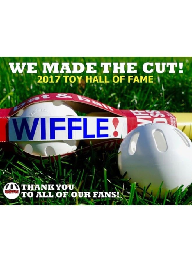 WIFFLE 3 Baseball Official Balls in Polybag, 3 Piece 2 Pack - Image 5