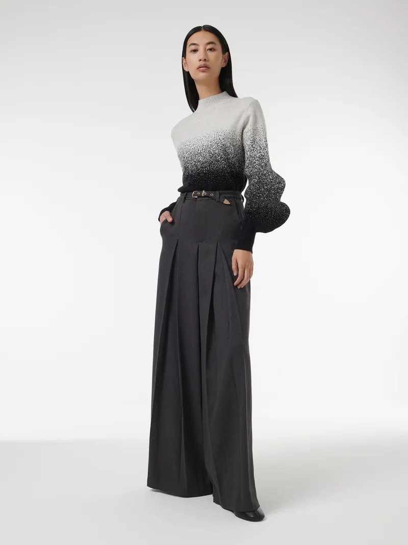 ليم كنزة مُحاكة بألوان متدرجة