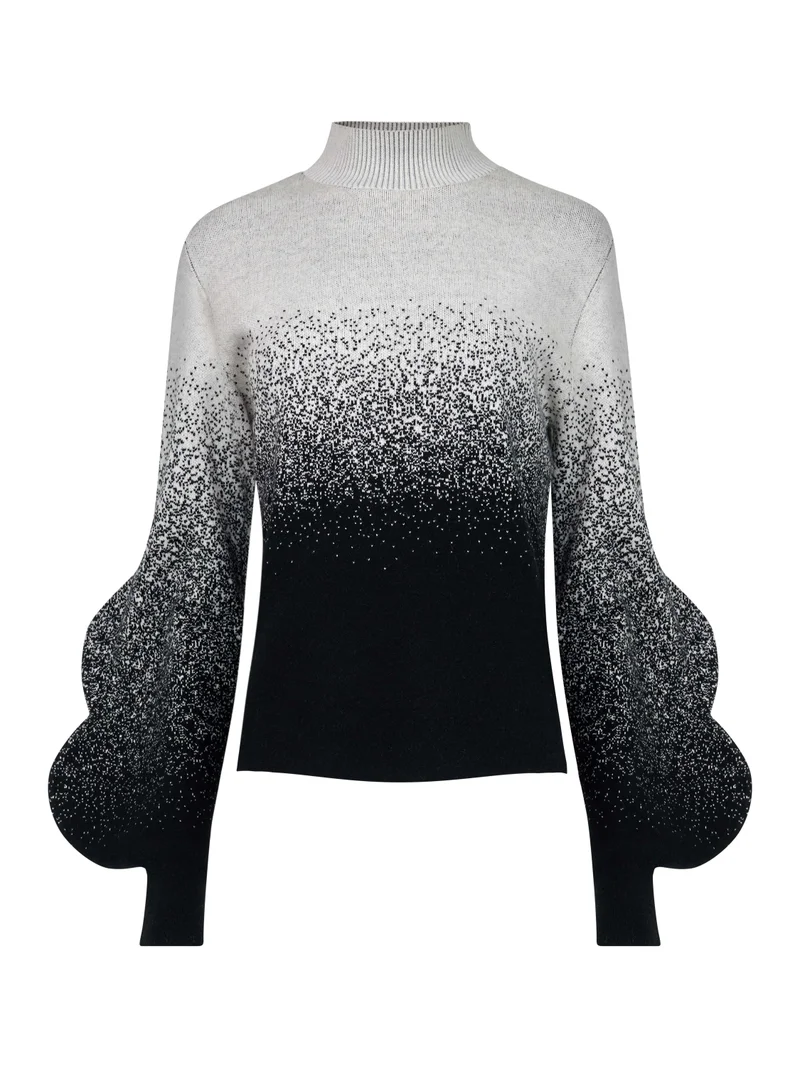 ليم كنزة مُحاكة بألوان متدرجة