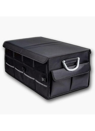 Foldable Car Trunk Organizer with Adjustable Pockets and Non-Slip Bottom - Multi-Compartment Auto Cargo Storage Box with Lid - pzsku/ZECF2ED77987FD7EEE892Z/45/_/1718088233/e6b60d08-8d44-4251-a3ac-f278c43b5d6e
