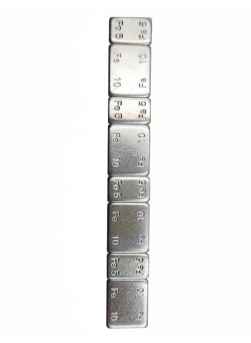 RHINOMOTIVE Automotive Steel Adhesive Wheel Weight Balance 60g 50Pcs Per Box  - Image 1