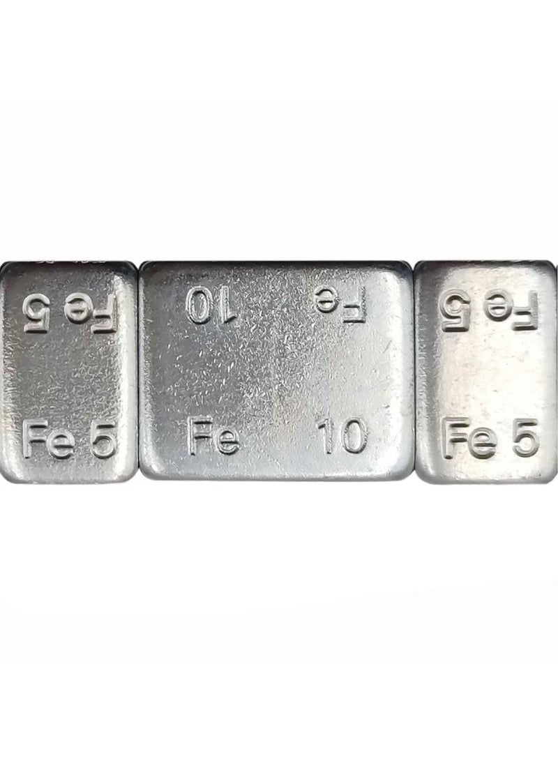 RHINOMOTIVE Automotive Steel Adhesive Wheel Weight Balance 60g 50Pcs Per Box  - Image 2