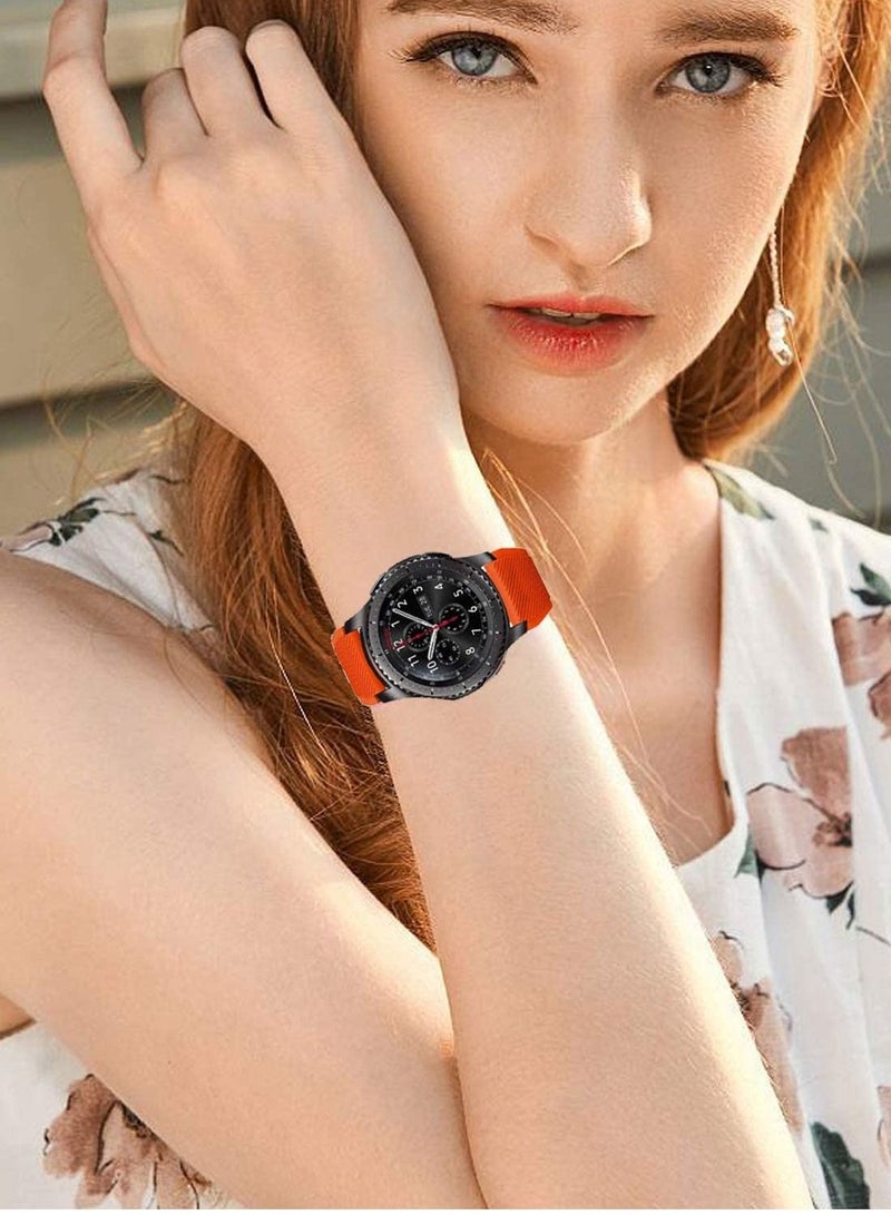 Bands for Samsung Gear S3 Frontier/Classic Watch Silicone Bracelet, Sports Silicone Band Strap Replacement Wristband for Samsung Gear S3 Frontier/S3 Classic/Galaxy Watch 46mm - Image 3