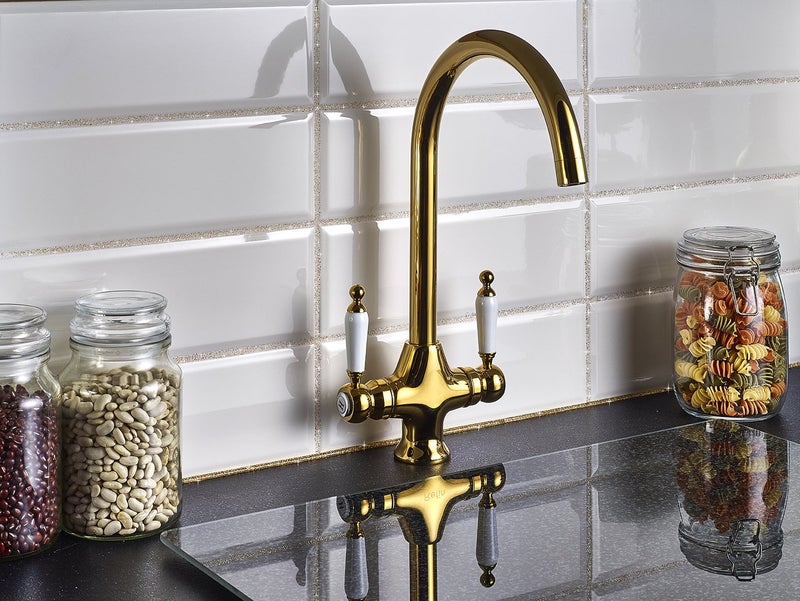 v1rtus Gold Glitter Grout Tile Additive 100g / 3.5oz for Wet Room Bathroom Kitchen - Image 5