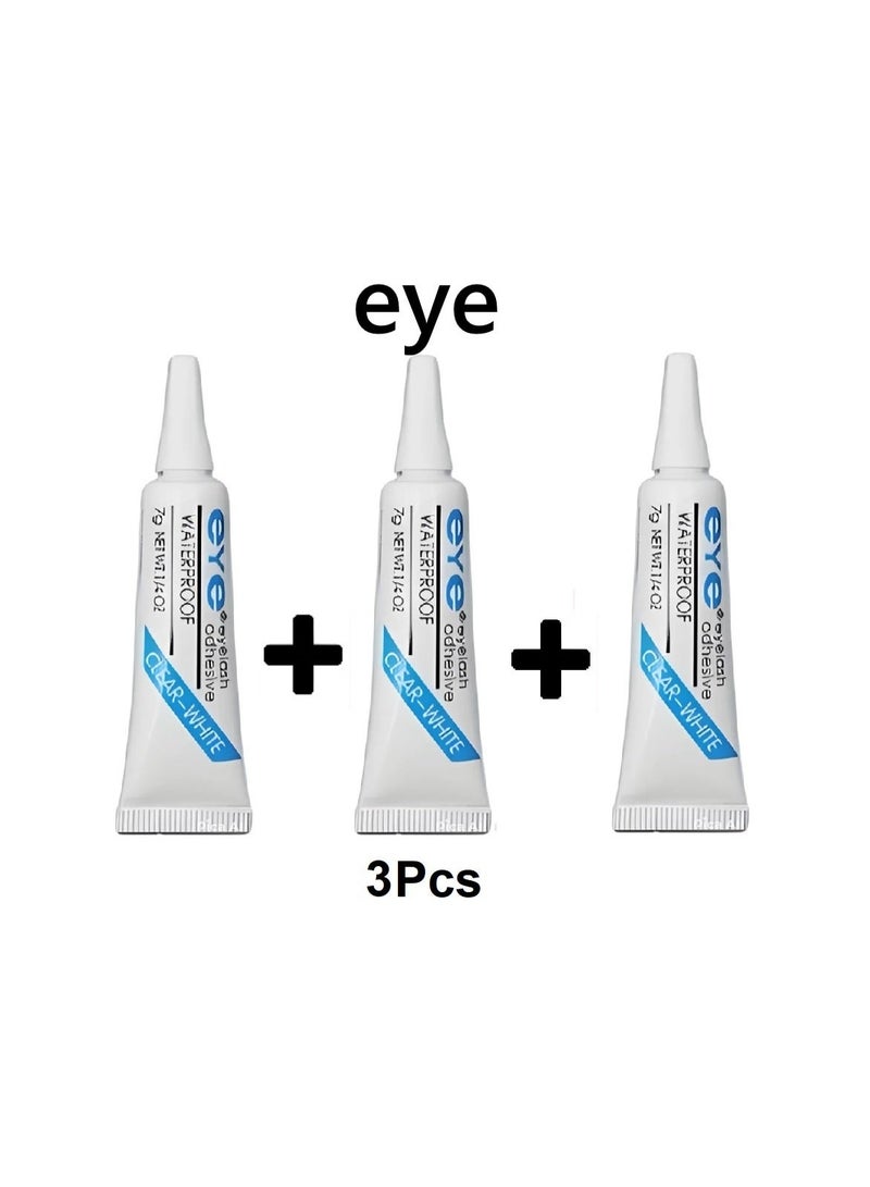 Eye 3Pcs Eyelash Waterproof Adhesive Clear/White - Image 4