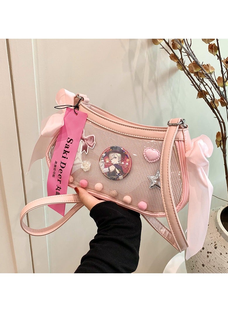 عام حقيبة كتف موضة Y2K Itabag: حقيبة يد، حقيبة كتف كاواي، حقيبة كتف JK Itabag، حقيبة كتف Ita، حقيبة كتف Ita.  - Image 4
